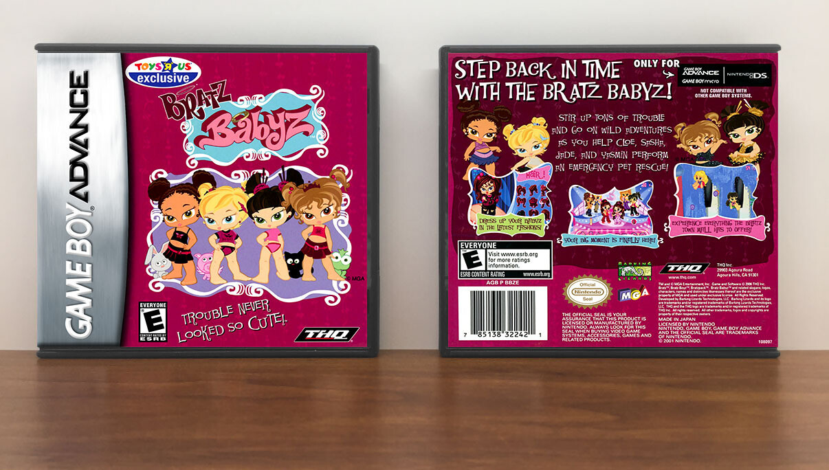 Bratz Babyz, Artwork Spine Color: Chrome