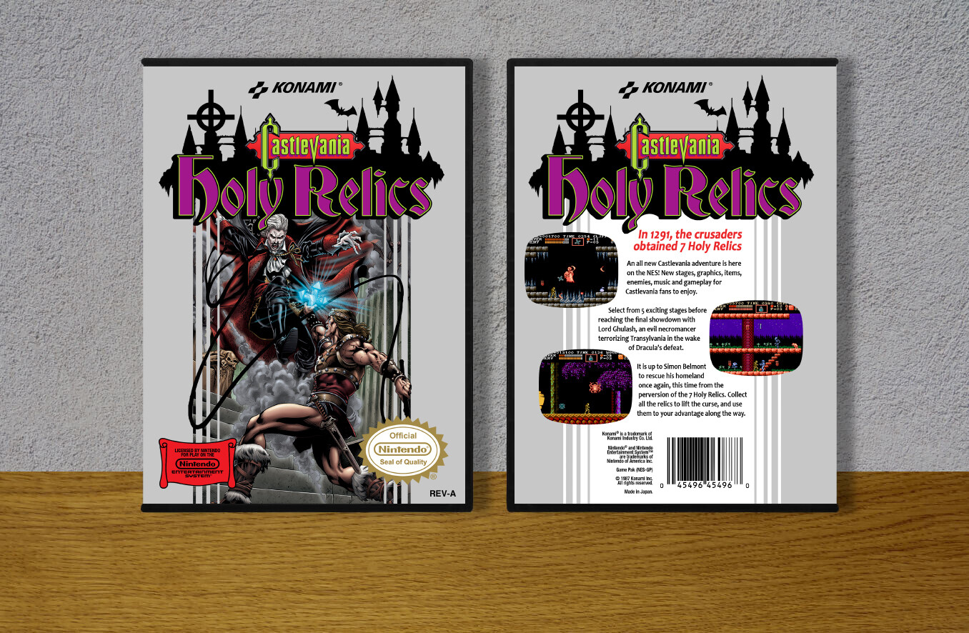 Castlevania: Holy Relics, Case Color: DARK GREY (OEM DS CASE COLOR)