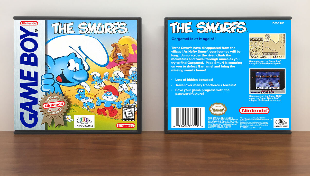 Smurfs, The, Artwork Spine Color: Chrome