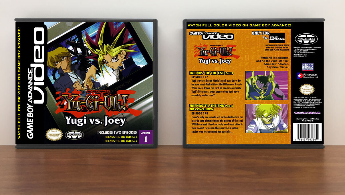 Yu-Gi-Oh! Yugi vs. Joey Volume 1, Artwork Spine Color: Black