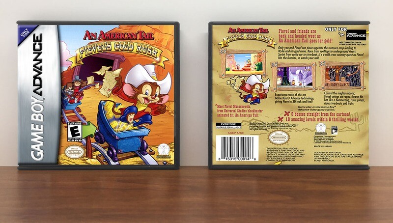 An American Tail: Fievel&#39;s Gold Rush, Artwork Spine Color: Chrome