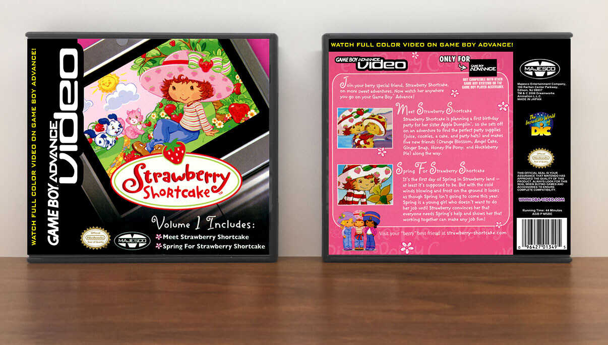 Strawberry Shortcake Volume 1, Artwork Spine Color: Black