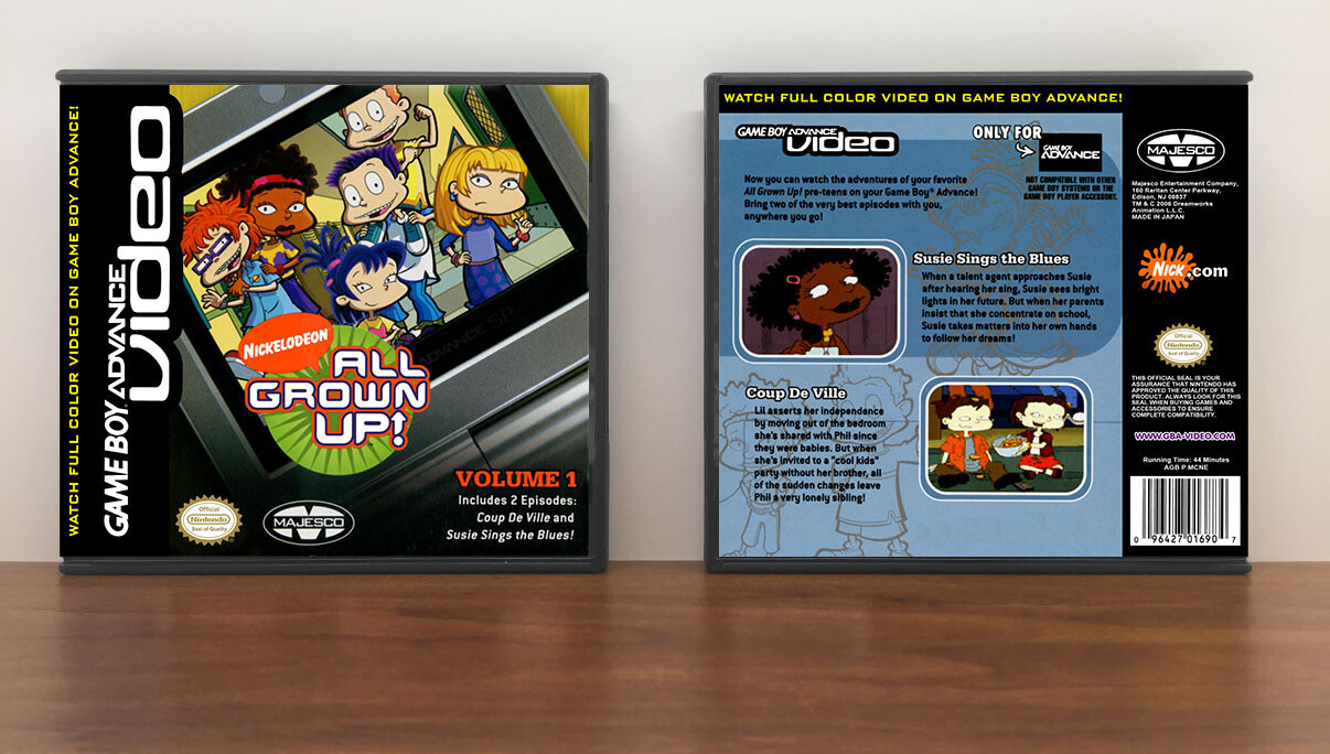 All Grown Up! Volume 1, Artwork Spine Color: Black