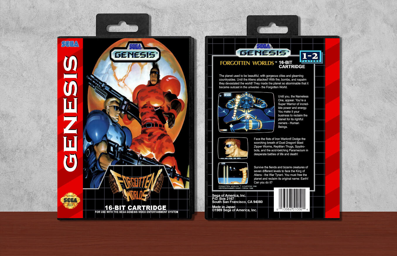 Forgotten Worlds, Case Color: Black