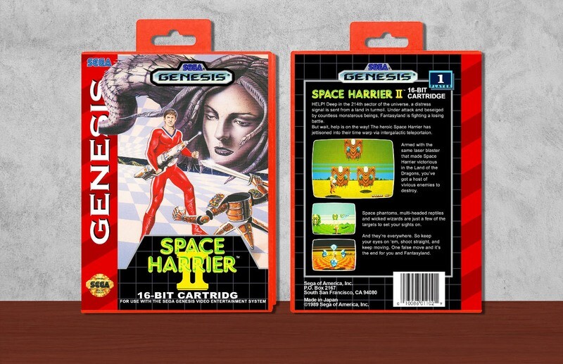 Space Harrier II, Case Color: Red