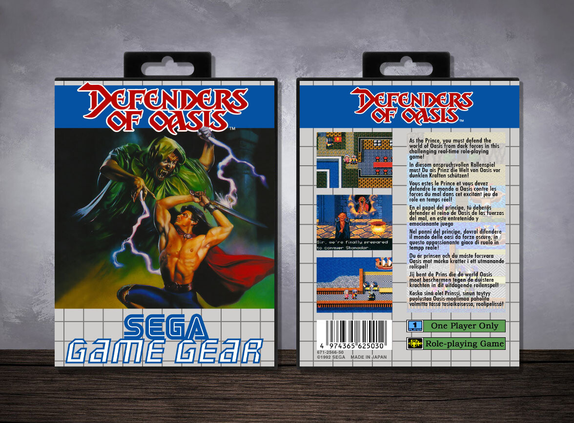 Defenders of Oasis, Case Color: Black