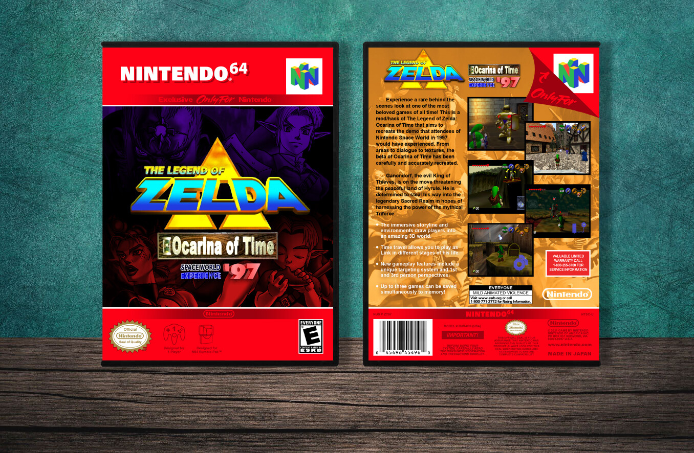 Legend of Zelda: Ocarina of Time, The Spaceworld 1997, Case Color: DARK GREY (OEM DS CASE COLOR)