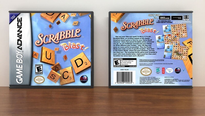 Scrabble Blast!, Artwork Spine Color: Chrome