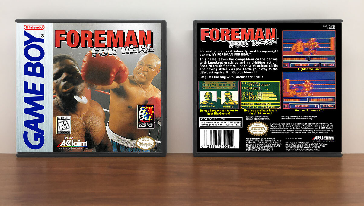 Foreman for Real, Artwork Spine Color: Chrome