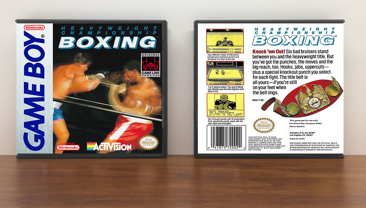 Heavyweight Championship Boxing, Artwork Spine Color: Chrome