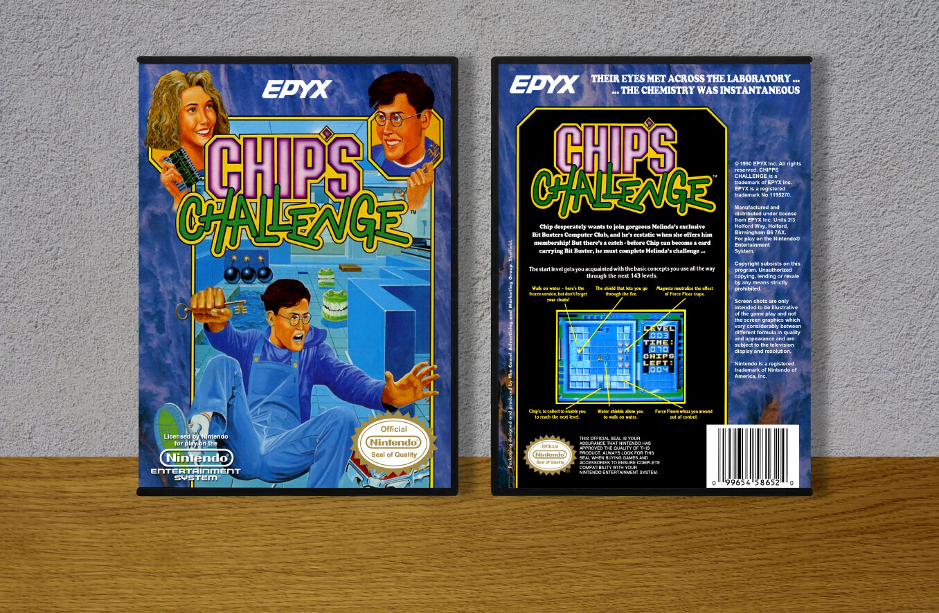 Chip&#39;s Challenge, Case Color: DARK GREY (OEM DS CASE COLOR)