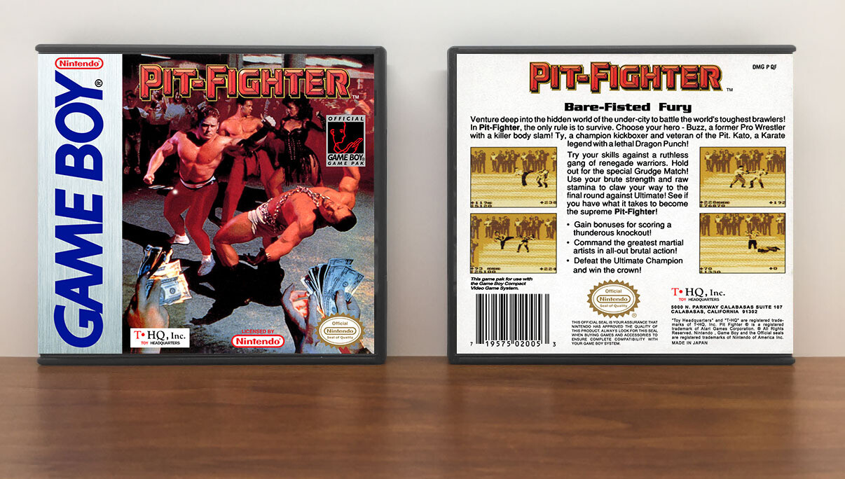 Pit-Fighter, Artwork Spine Color: Chrome