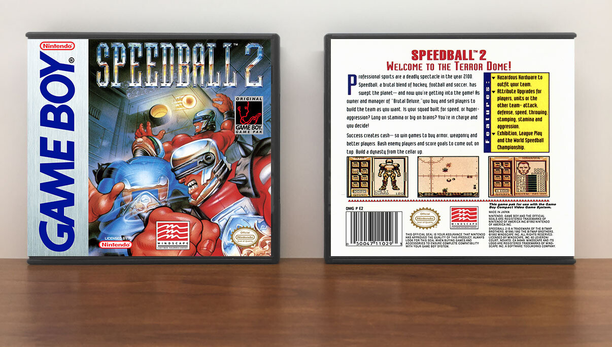 Speedball 2, Artwork Spine Color: Chrome