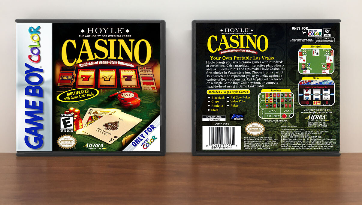 Hoyle Casino, Artwork Spine Color: Chrome