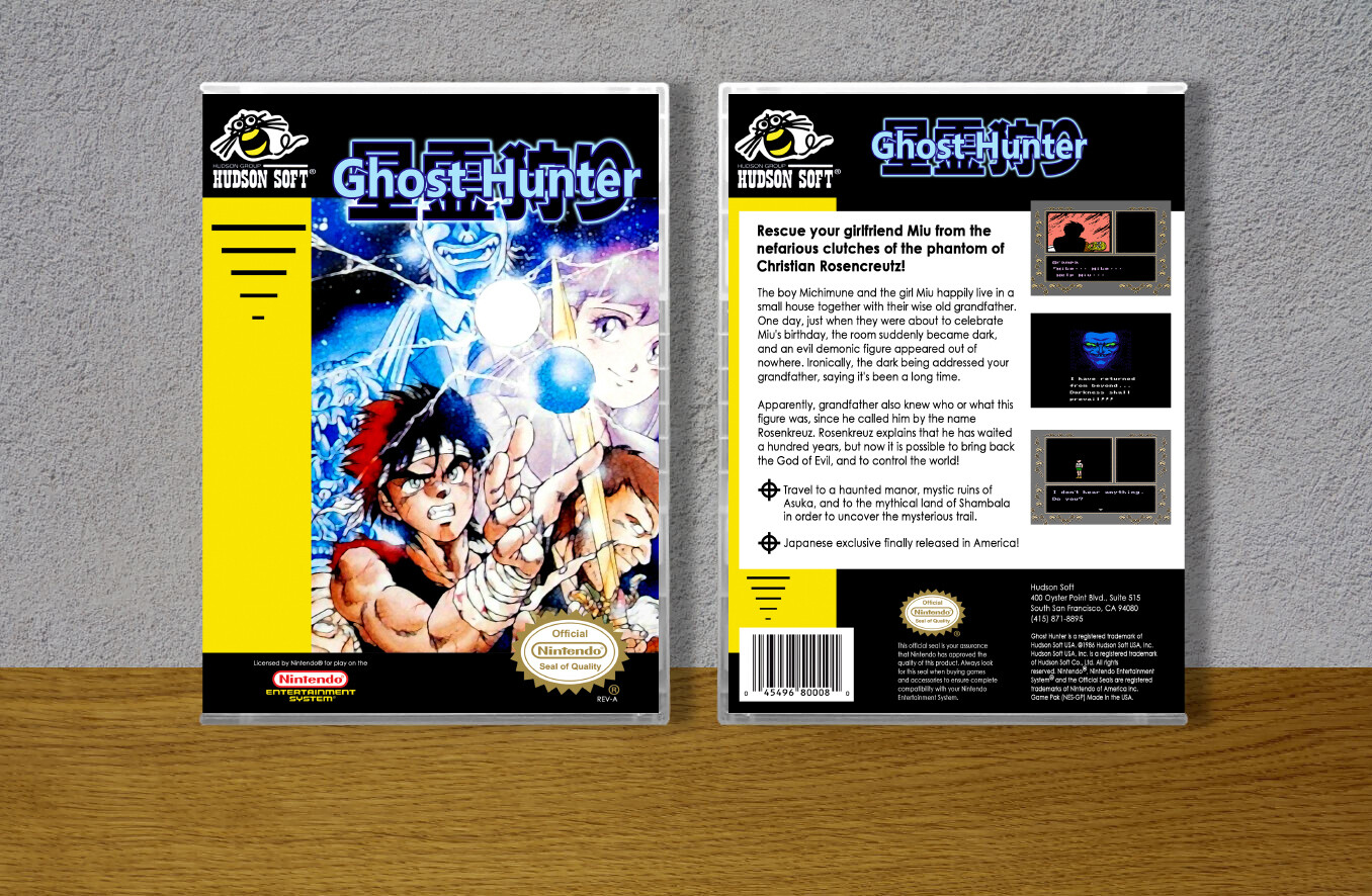 Ghost Hunter, Case Color: CLEAR (Transparent)