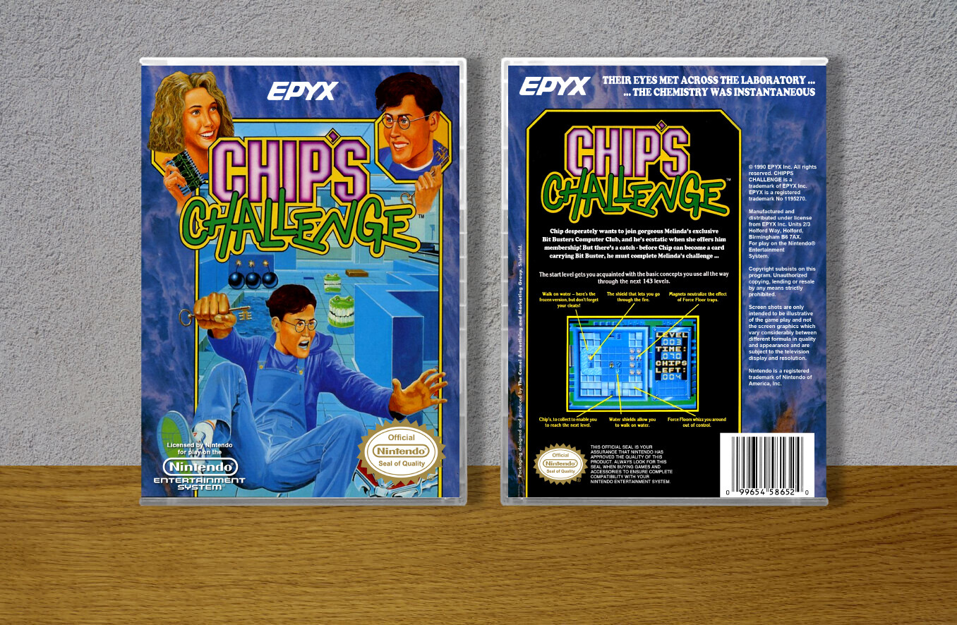 Chip's Challenge, Case Color: CLEAR (Transparent)