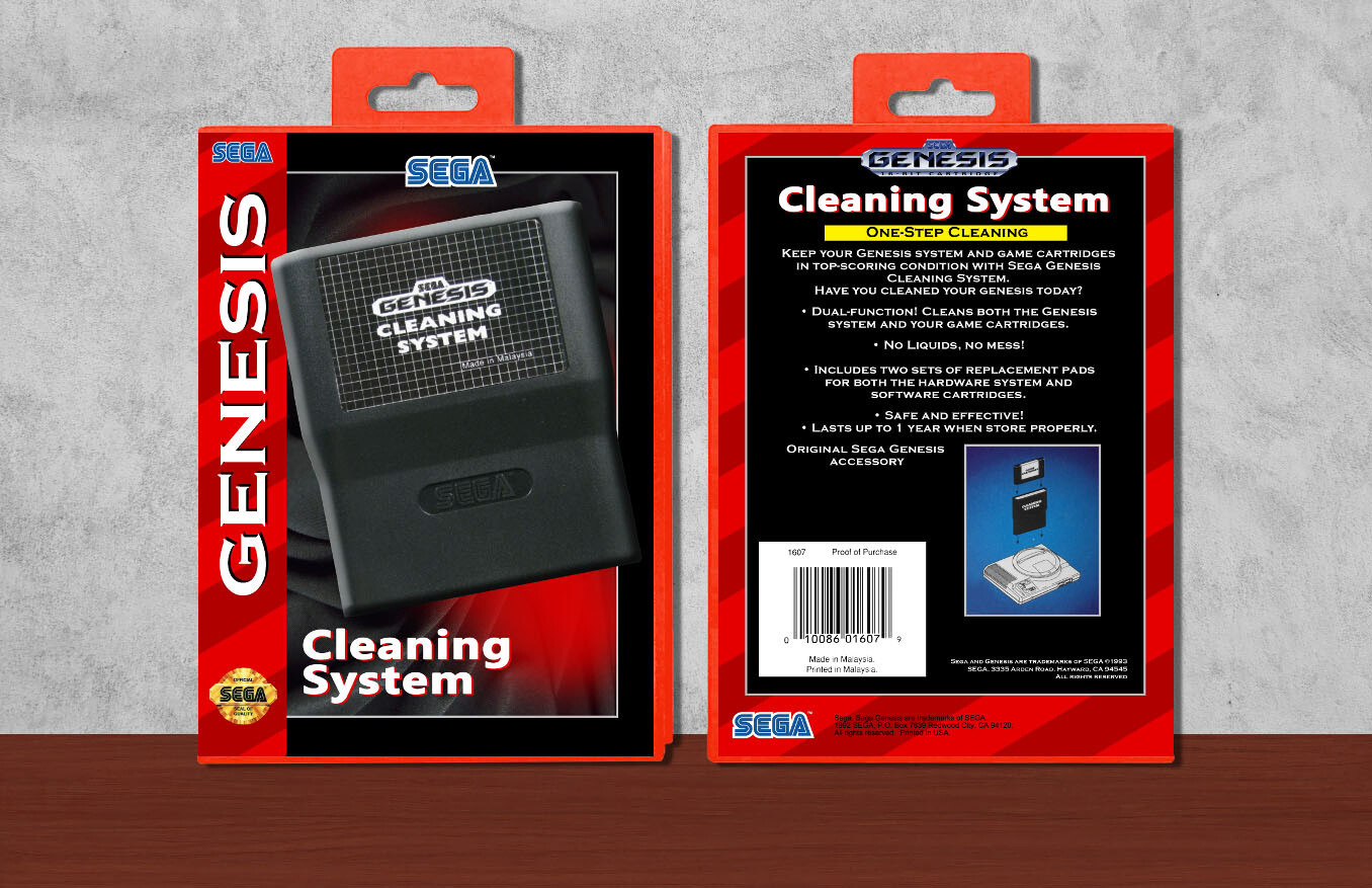 Genesis Cleaning System, Case Color: Red