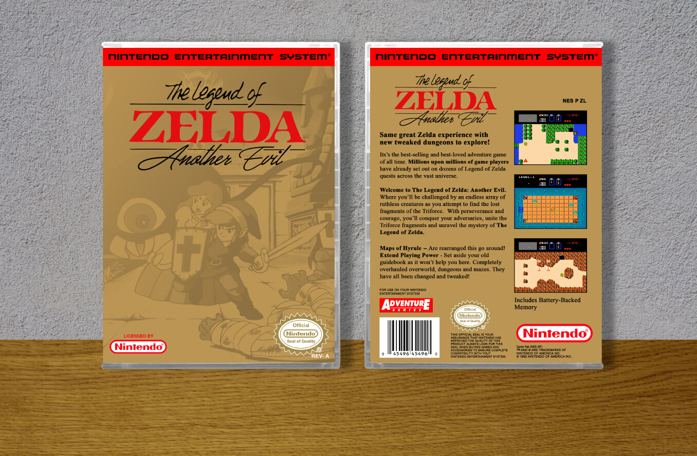 Legend of Zelda, The Another Evil, Case Color: CLEAR (Transparent)