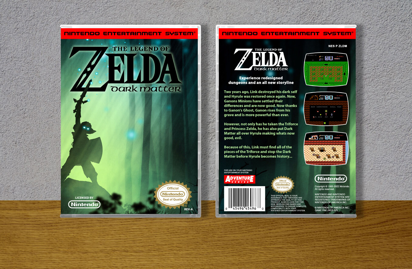 Legend of Zelda, The Dark Matter, Case Color: CLEAR (Transparent)