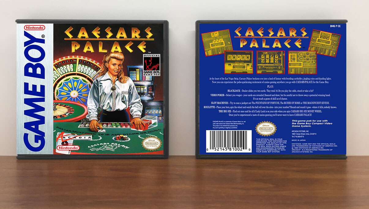 Caesar&#39;s Palace (Arcadia), Artwork Spine Color: Chrome