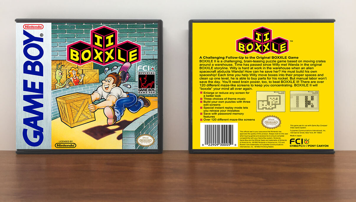 Boxxle II, Artwork Spine Color: Chrome
