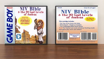 NIV Bible &amp; the 20 Lost Levels of Joshua, Artwork Spine Color: Chrome