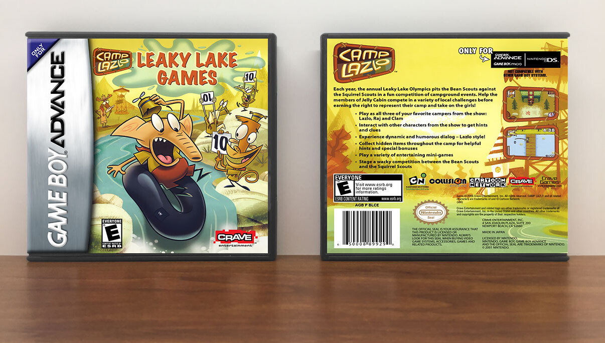 Camp Lazlo: Leaky Lake Games, Artwork Spine Color: Chrome