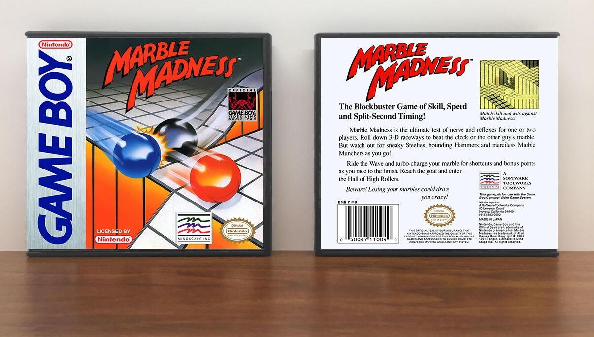 Marble Madness, Artwork Spine Color: Chrome
