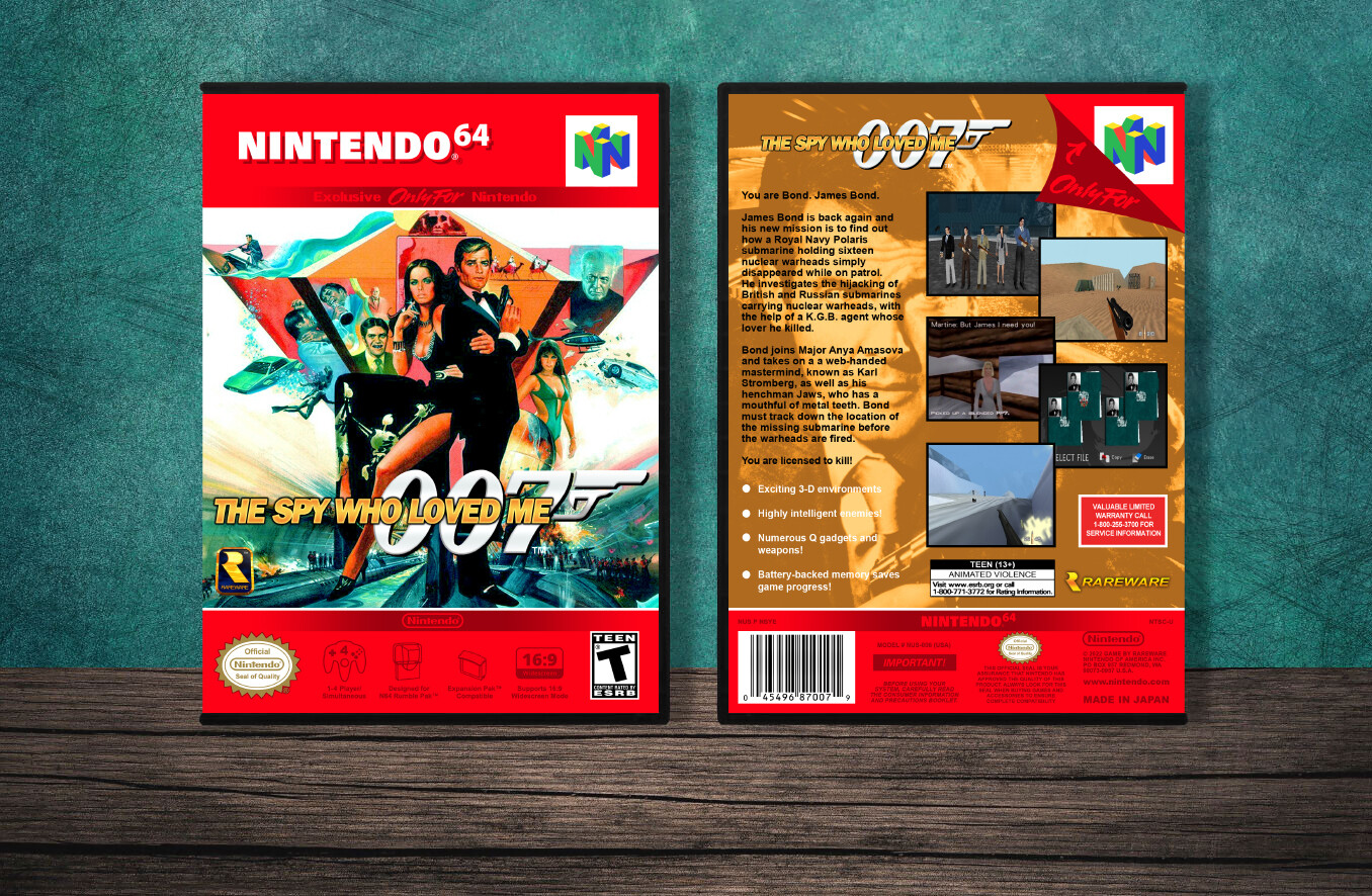 007: The Spy Who Loved Me, Case Color: DARK GREY (OEM DS CASE COLOR)