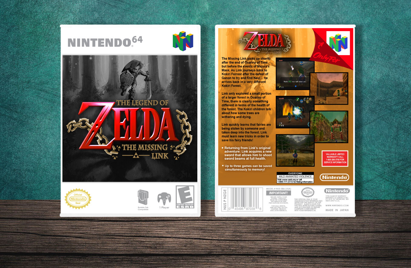 Legend of Zelda: The Missing Link, The, Case Color: White