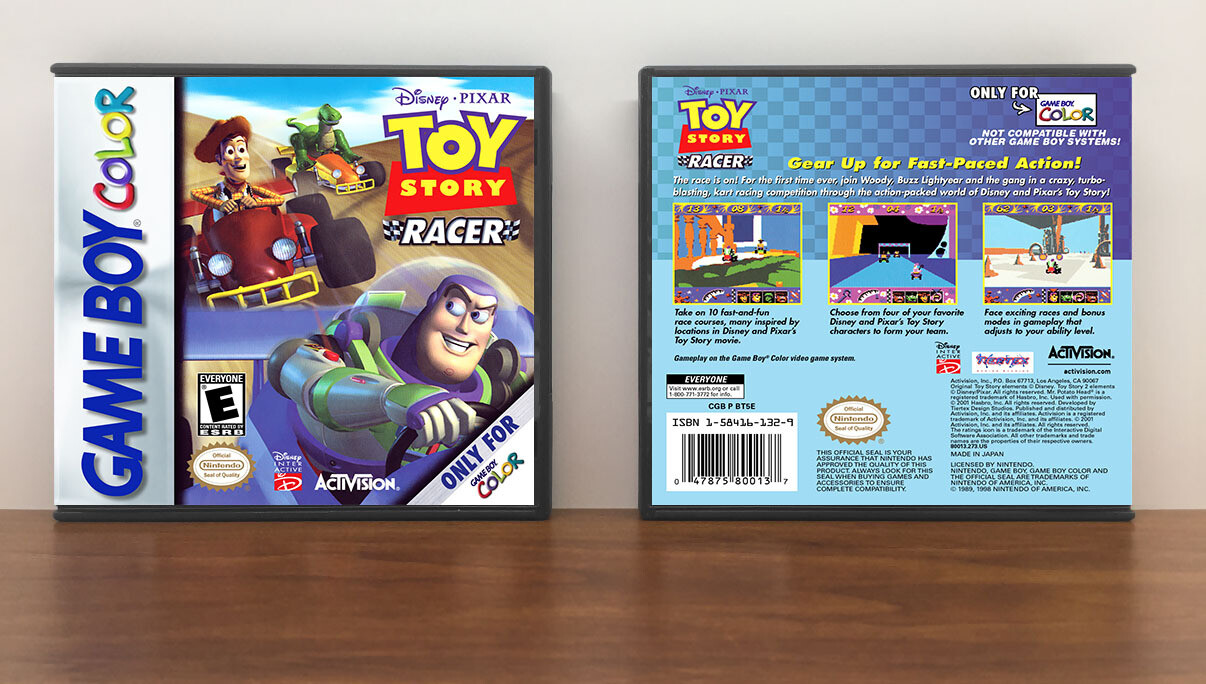Toy Story Racer, Artwork Spine Color: Chrome