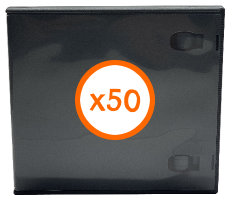 GB/GBA/GBC Game Case - Dark Grey - 50 Pack