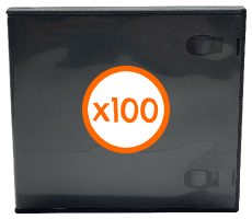 GB/GBA/GBC Game Case - Dark Grey - 100 Pack