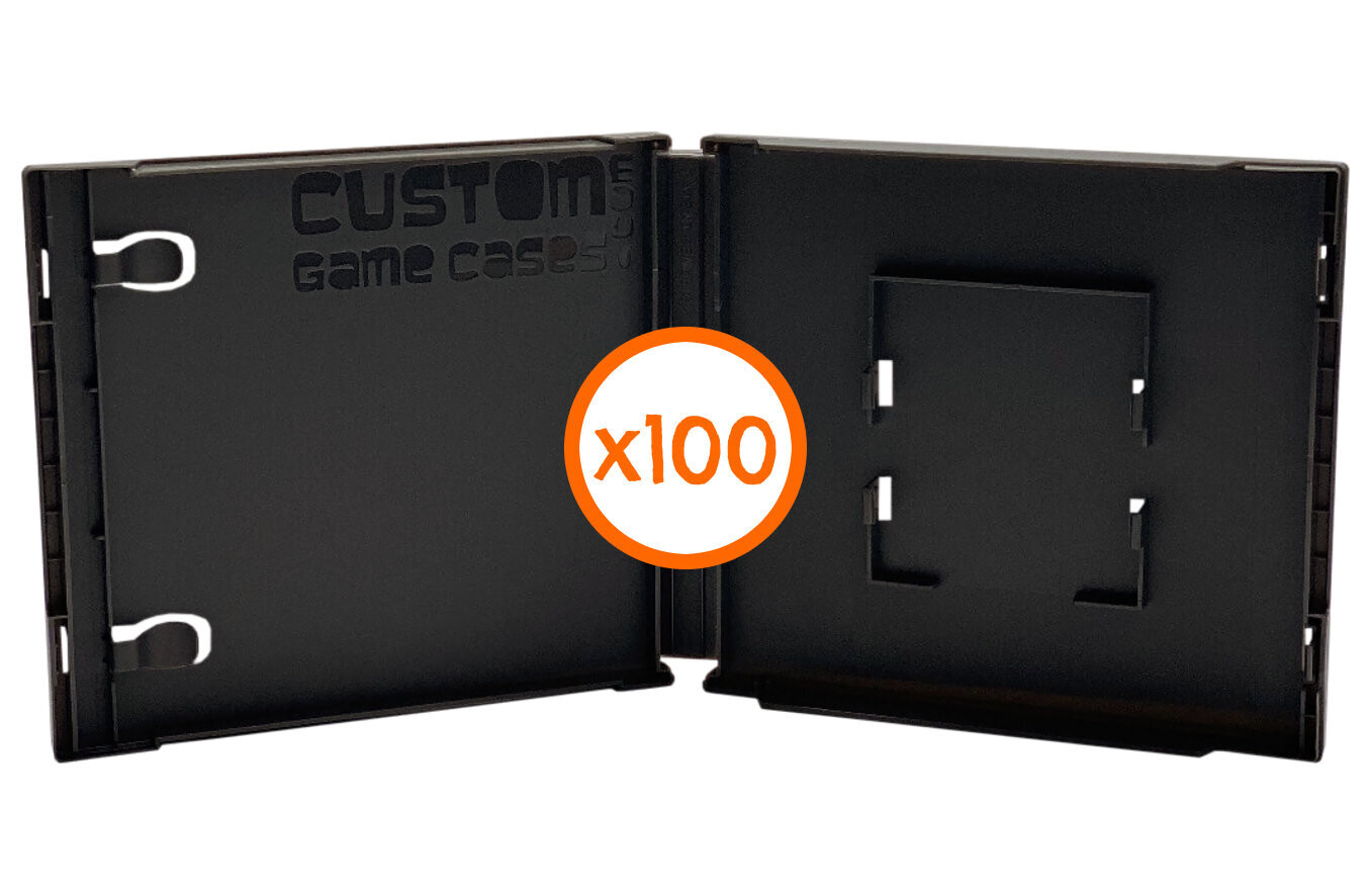 GB/GBA/GBC Game Case - Dark Grey - 100 Pack, Case Color: DARK GREY (OEM DS CASE COLOR)