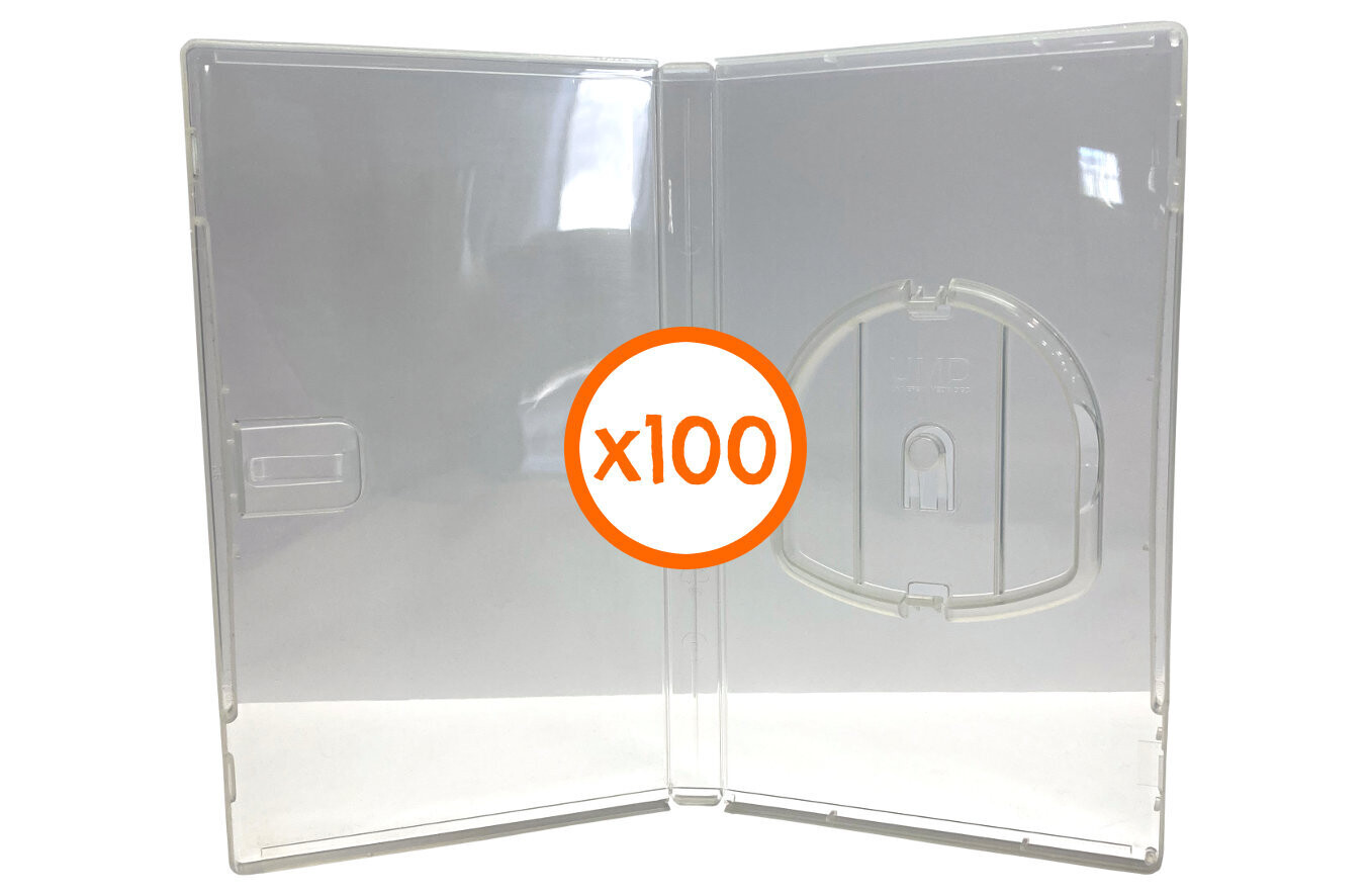 PSP Game Case - Clear - 100 Pack, Case Color: Clear (Transparent) OEM Original Color