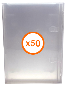 NES Game Case - Clear - 50 Pack