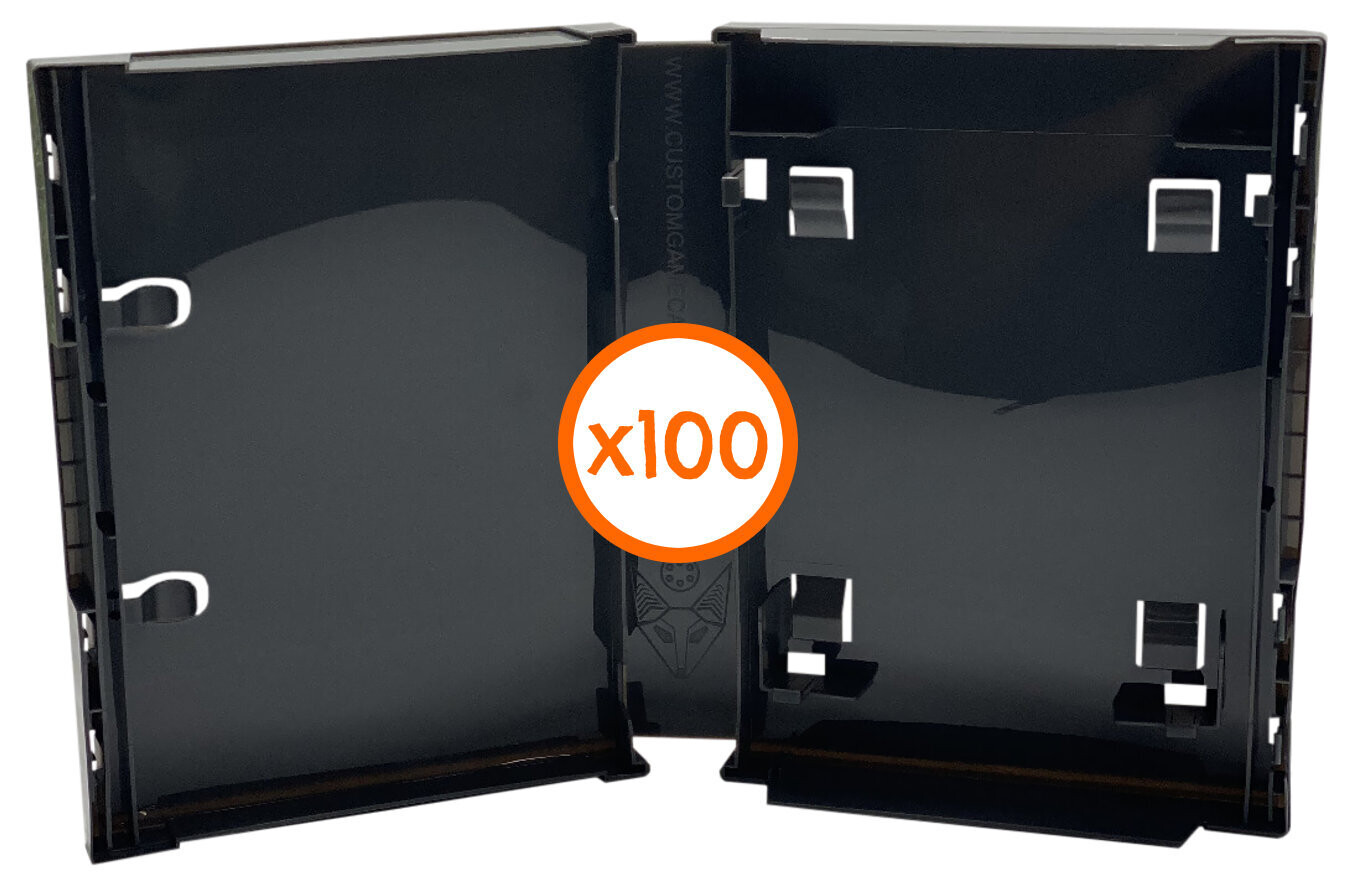 NES Game Case - Dark Grey - 100 Pack, Case Color: Dark Grey (OEM DS Case Color)