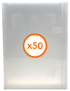 SNES Game Case - Clear - 50 Pack