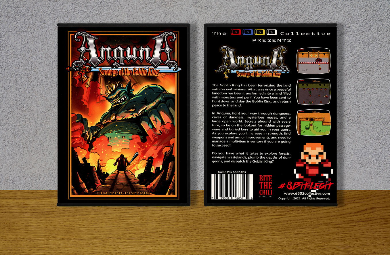 Anguna: Scourge of the Goblin King, Case Color: DARK GREY (OEM DS CASE COLOR)