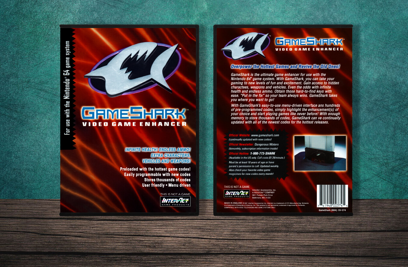 Gameshark Video Game Enhancer, Case Color: DARK GREY (OEM DS CASE COLOR)