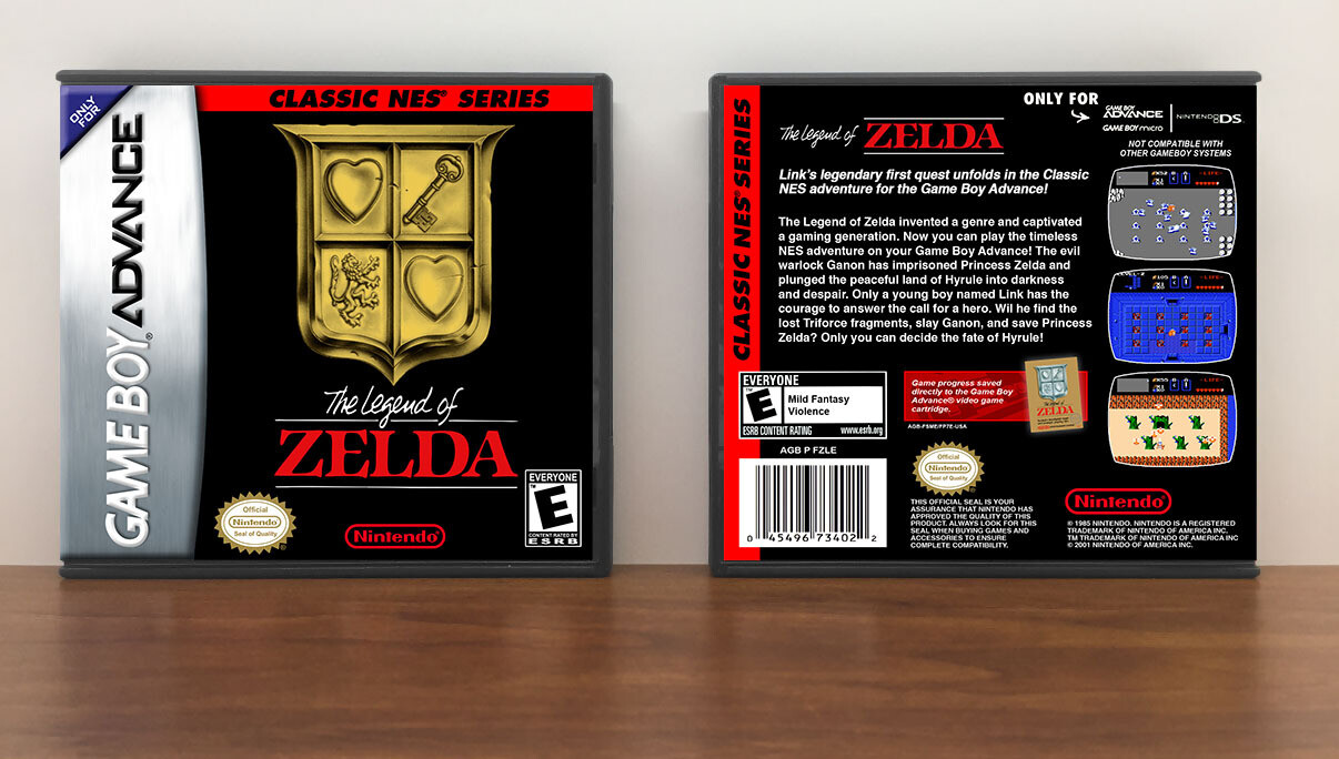 Classic NES Series: Legend of Zelda, The, Artwork Spine Color: Chrome