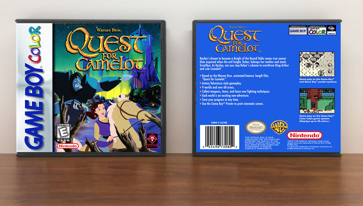 Quest for Camelot, Artwork Spine Color: Chrome
