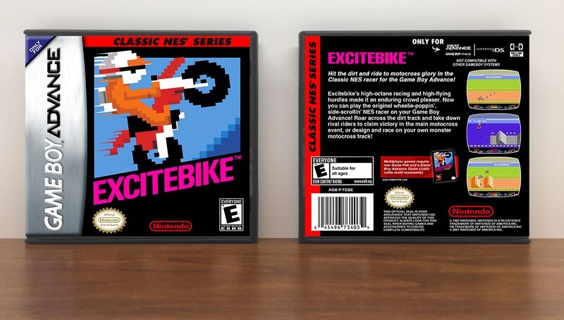 Classic NES Series: Excitebike, Artwork Spine Color: Chrome