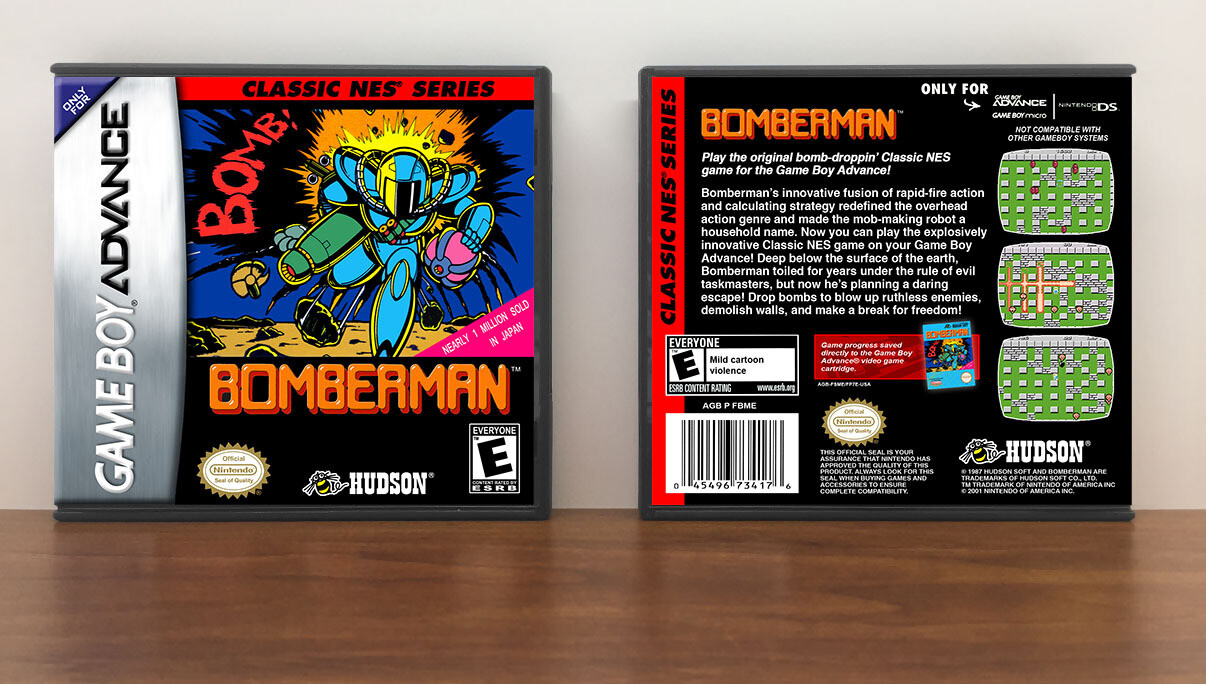Classic NES Series: Bomberman, Artwork Spine Color: Chrome