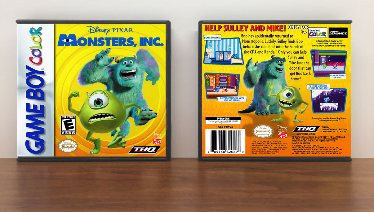 Disney&#39;s Pixar: Monsters, Inc., Artwork Spine Color: Chrome