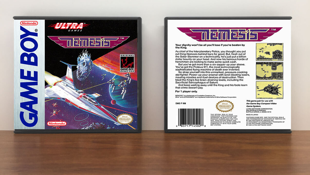 Nemesis, Artwork Spine Color: Chrome