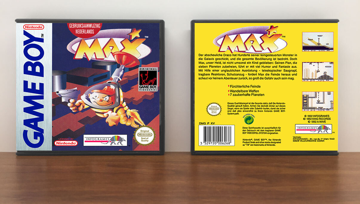 Max (PAL), Artwork Spine Color: Chrome