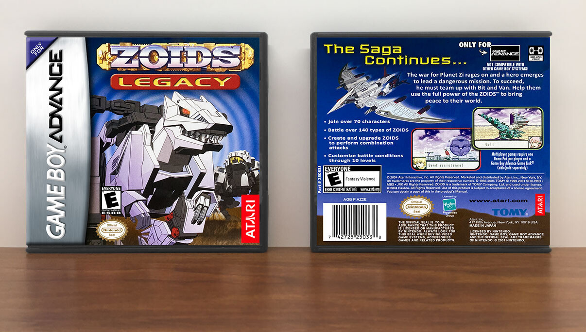 Zoids Legacy, Artwork Spine Color: Chrome
