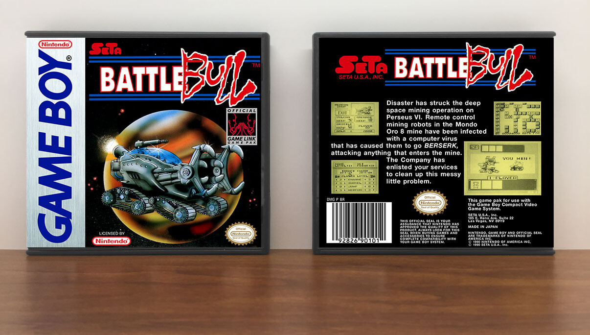 Battle Bull, Artwork Spine Color: Chrome