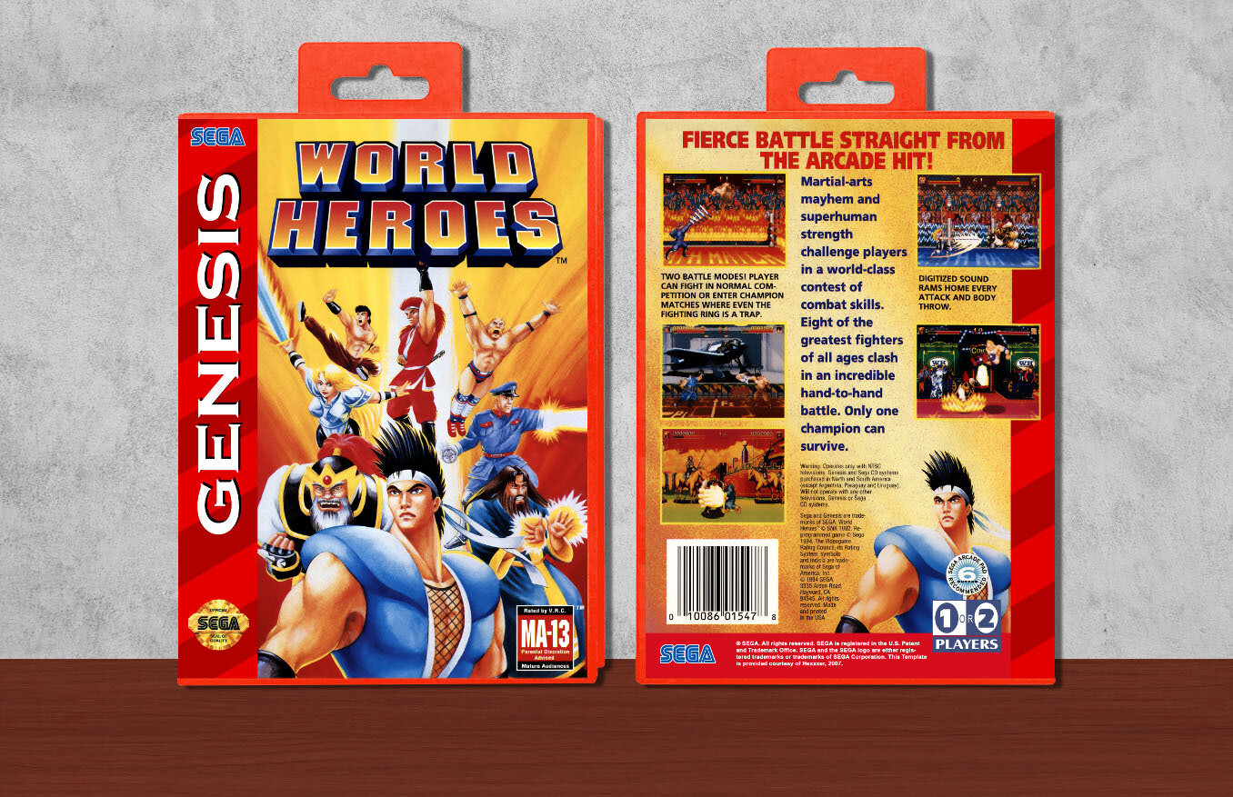 World Heroes, Case Color: Red